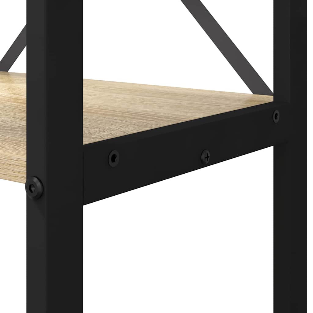 Polica Sonoma hrast 40 x 30 x 119 cm Konstruirano drvo