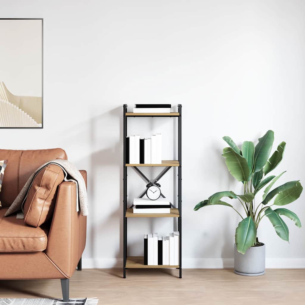 Polica Umjetnički hrast 40 x 30 x 119 cm Konstruirano drvo