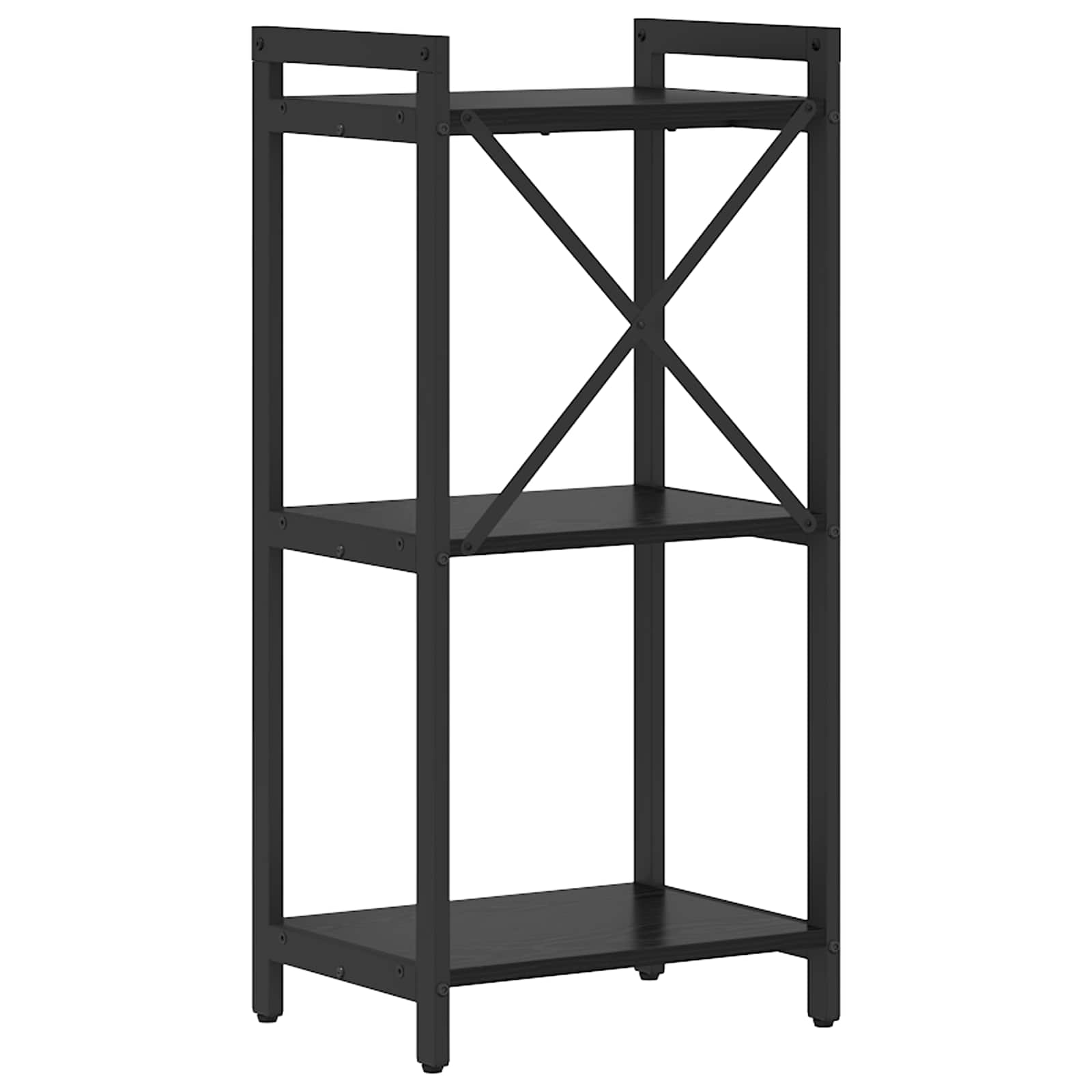 Polica Crni hrast 40 x 30 x 85 cm Konstruirano drvo