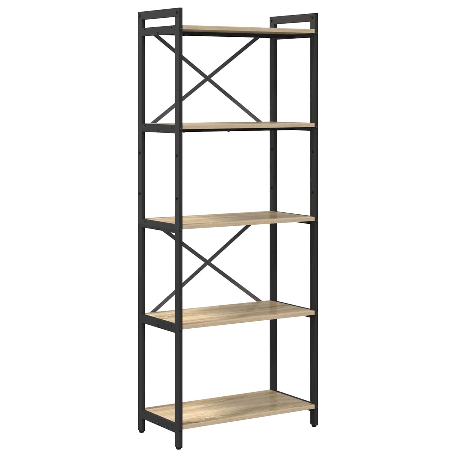 Polica Sonoma hrast 60 x 30 x 155 cm Konstruirano drvo