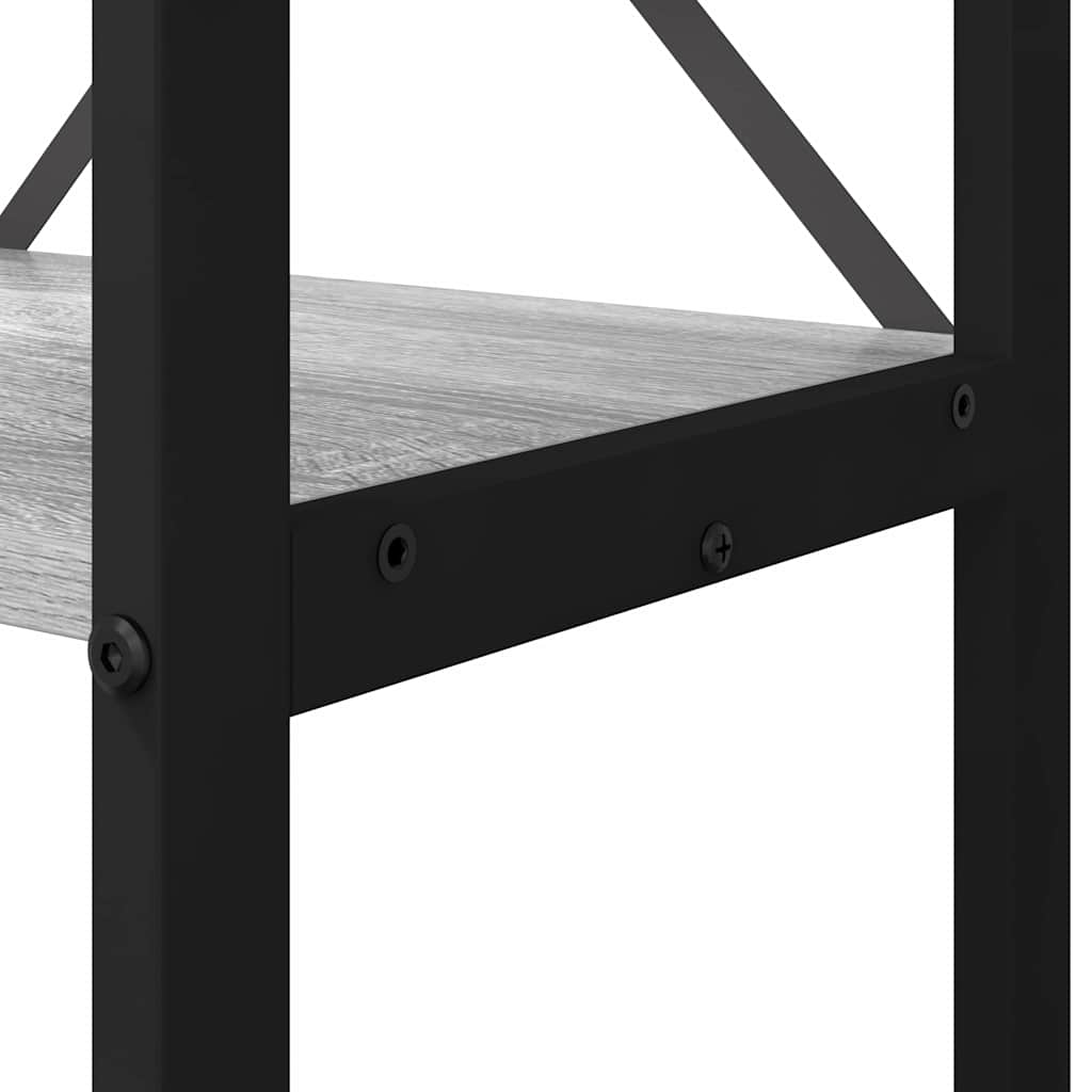 Polica Sivi hrast sonoma 60 x 30 x 155 cm Konstruirano drvo