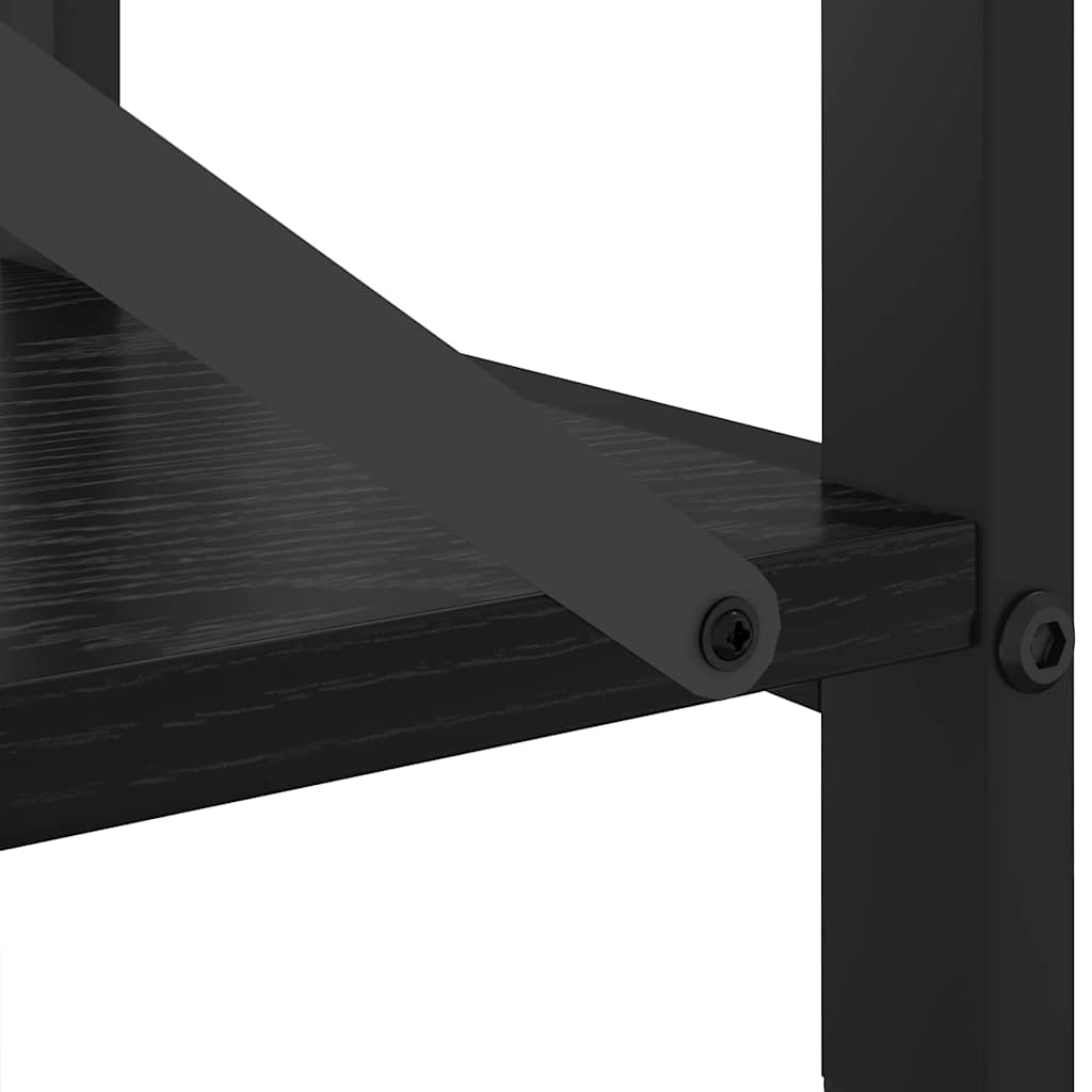 Polica Crni hrast 60 x 30 x 85 cm Konstruirano drvo