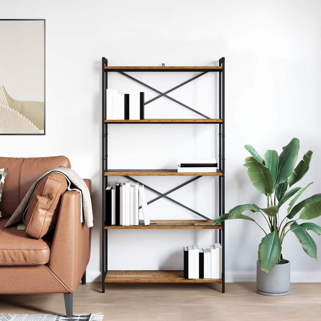 Polica Staro drvo 80 x 30 x 155 cm Konstruirano drvo