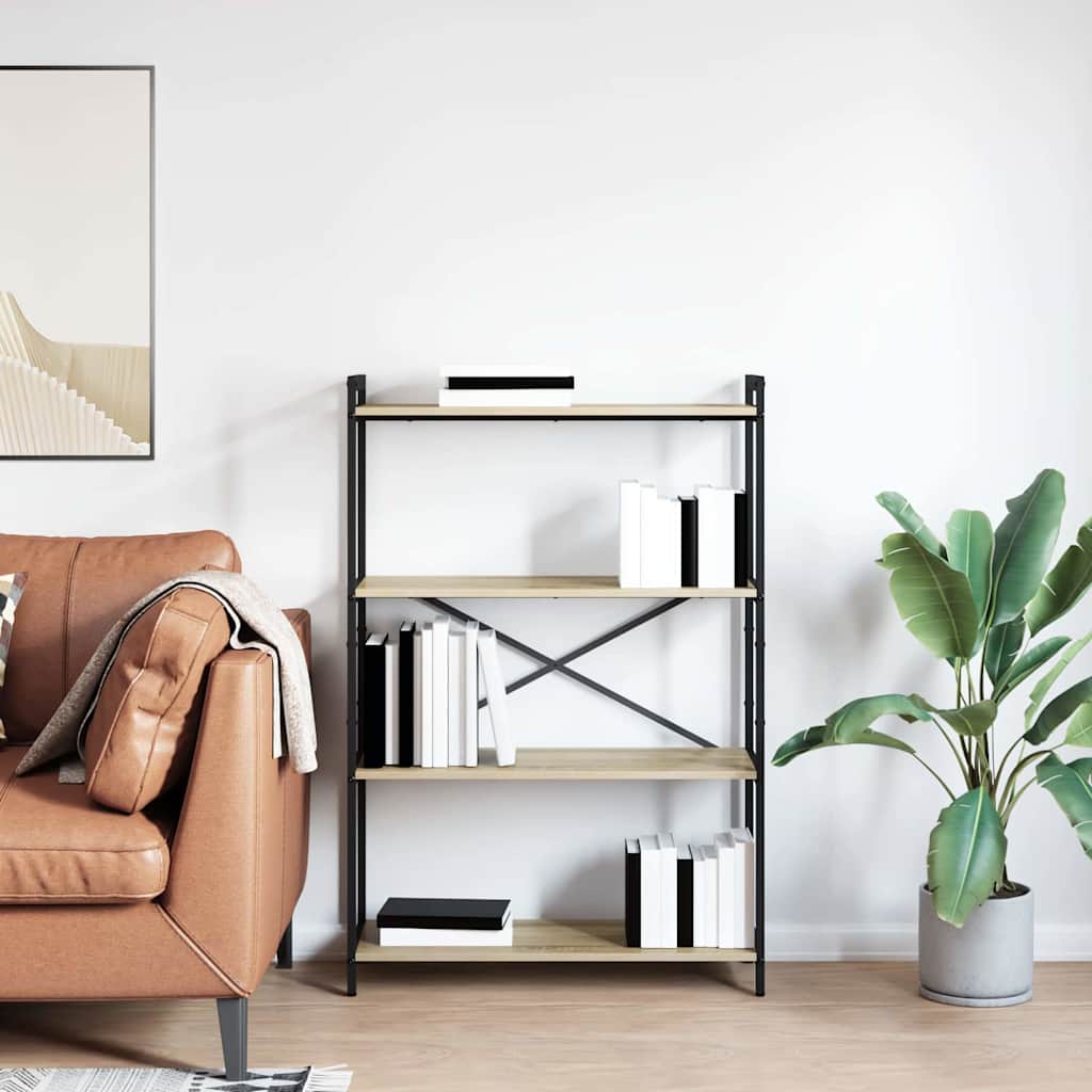 Polica Sonoma hrast 80 x 30 x 120 cm Konstruirano drvo