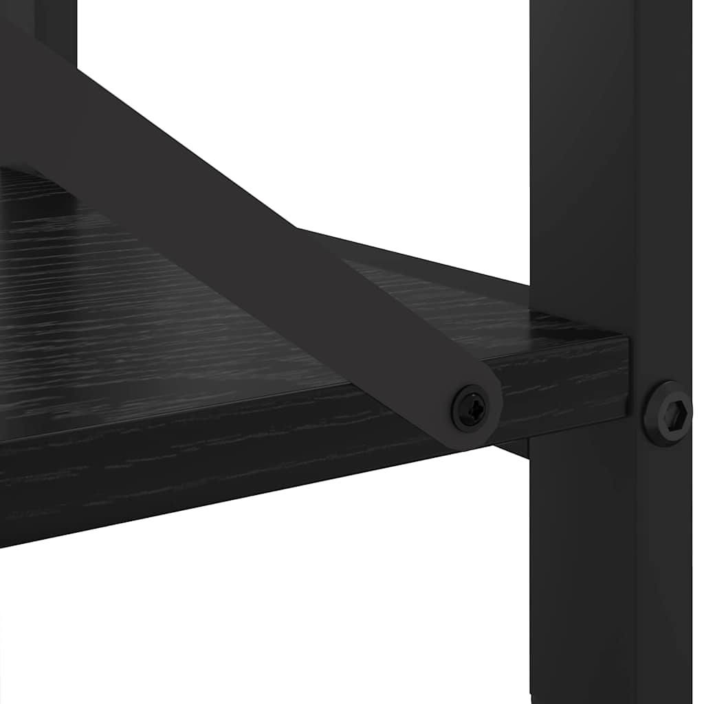 Polica Crni hrast 80 x 30 x 85 cm Konstruirano drvo