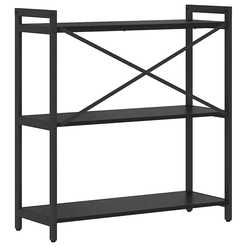 Polica Crni hrast 80 x 30 x 85 cm Konstruirano drvo