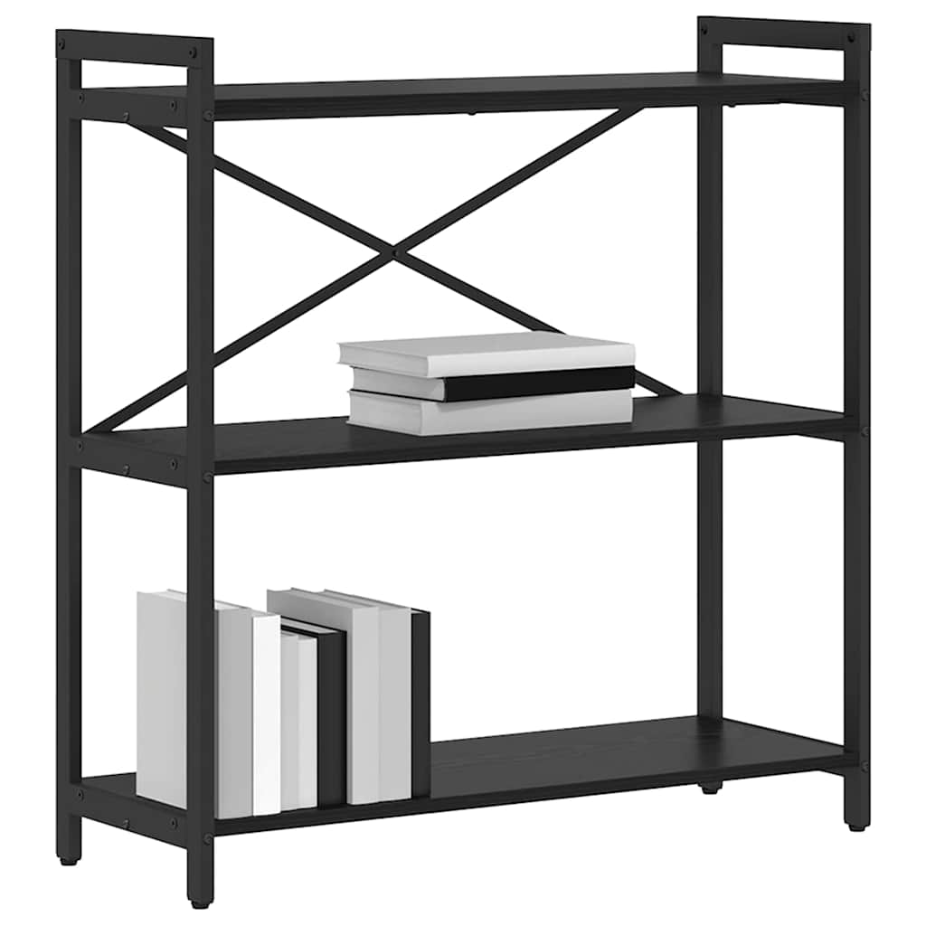Polica Crni hrast 80 x 30 x 85 cm Konstruirano drvo