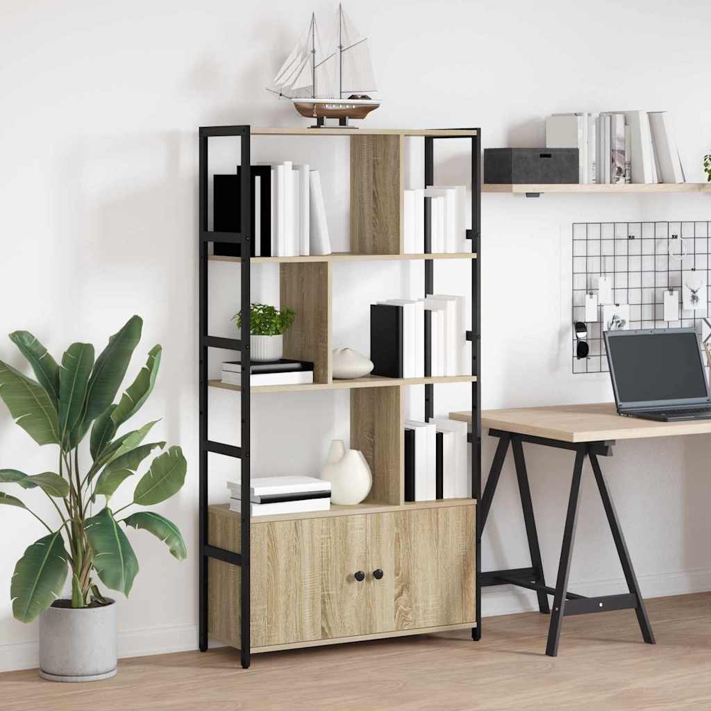 Polica Sonoma hrast 80 x 30 x 155,5 cm Konstruirano drvo