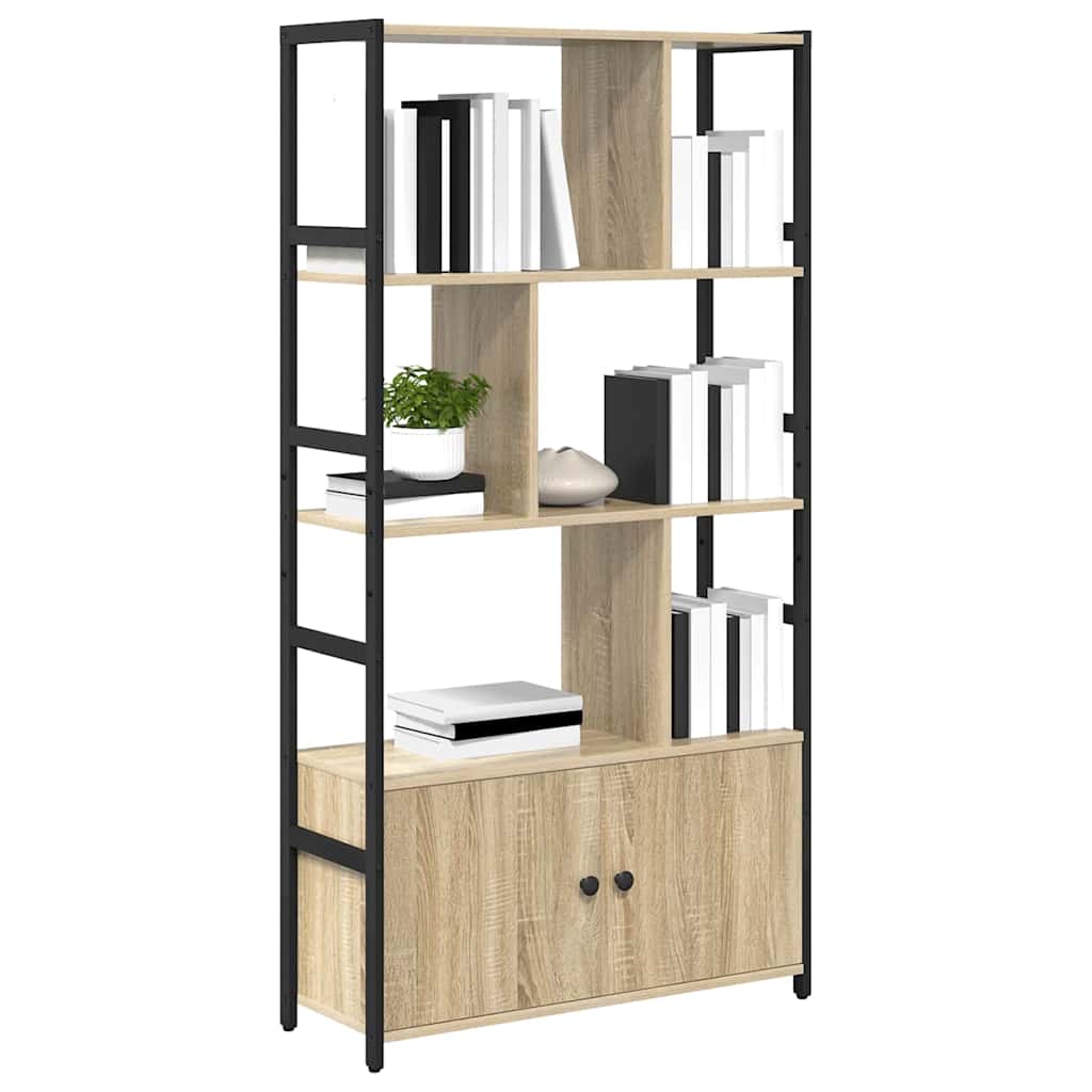 Polica Sonoma hrast 80 x 30 x 155,5 cm Konstruirano drvo