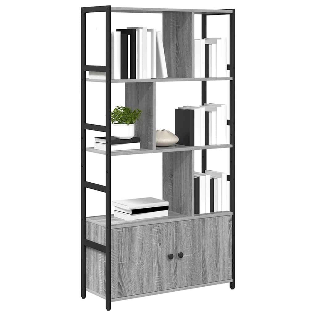 Polica Sivi hrast sonoma 80 x 30 x 155,5 cm Konstruirano drvo