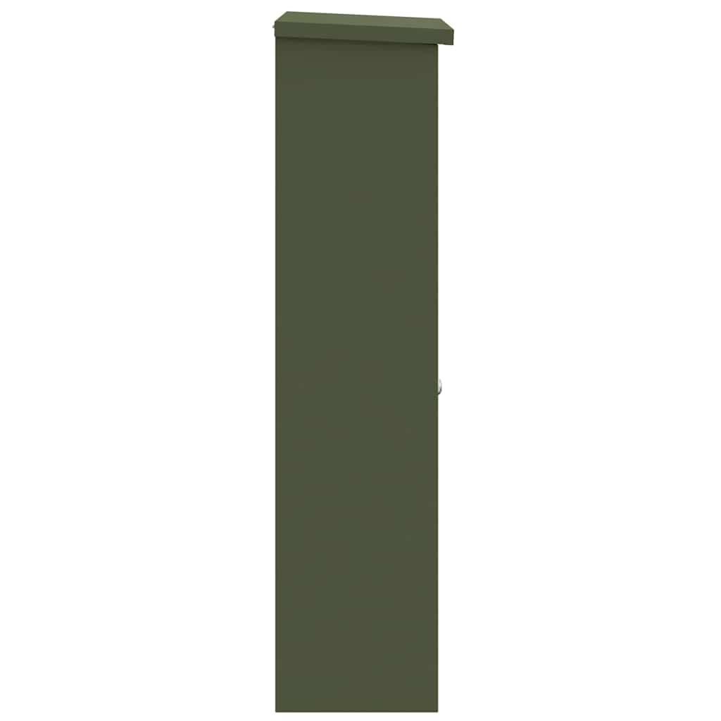 Sandučić za pakete Maslinovo zelena 44,5 x 29 x 110,5 cm Čelik