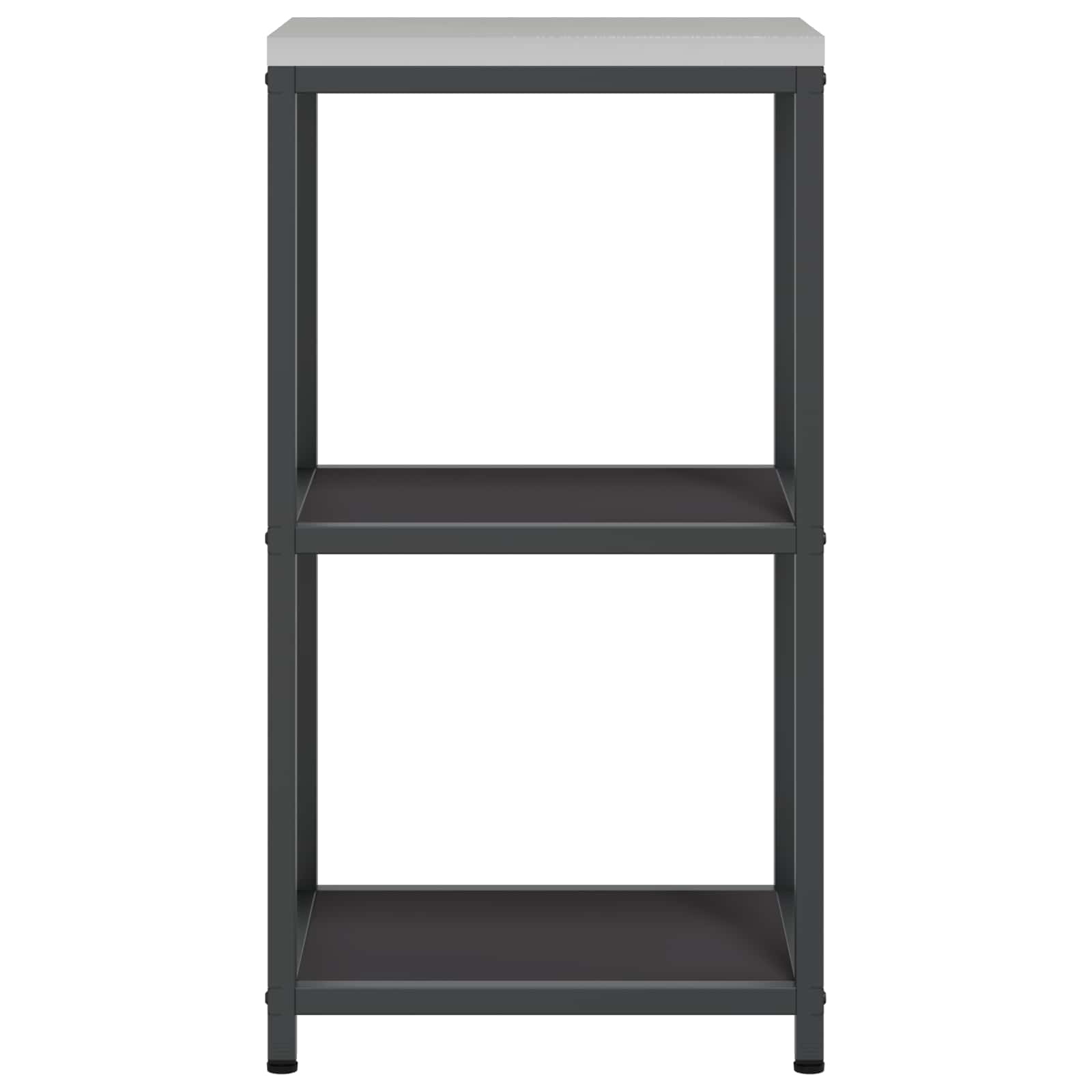 Kuhinjsko skladištenje s policom Crna 40 x 50 x 92 cm Čelik