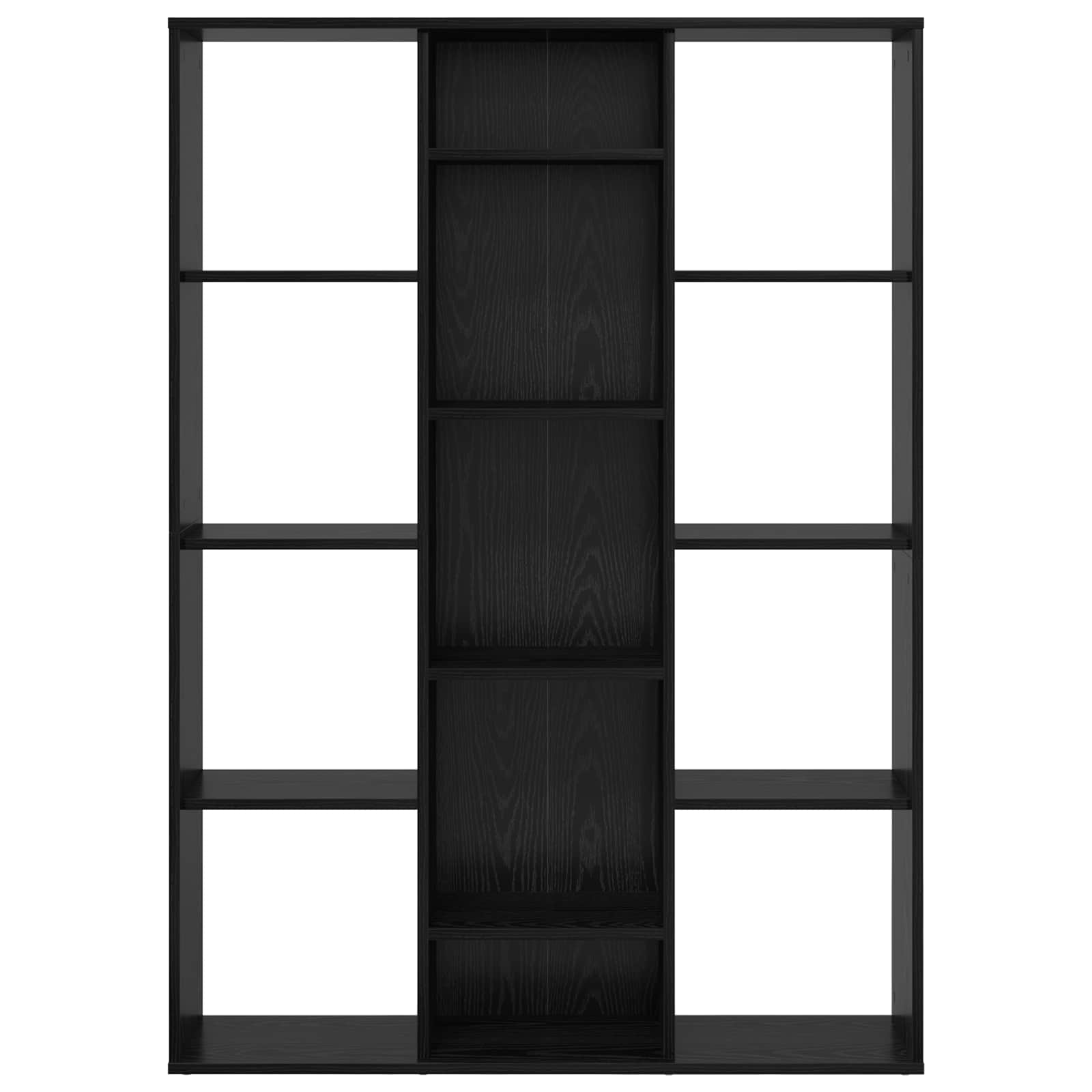 Pregradna pregača s policom Crni hrast 100 x 24 x 140 cm