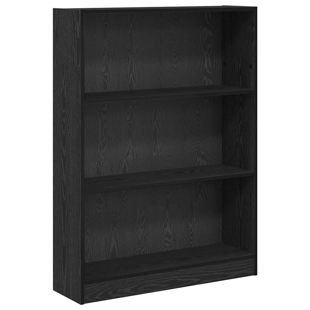 Polica Crni hrast 80 x 24 x 109 cm Konstruirano drvo