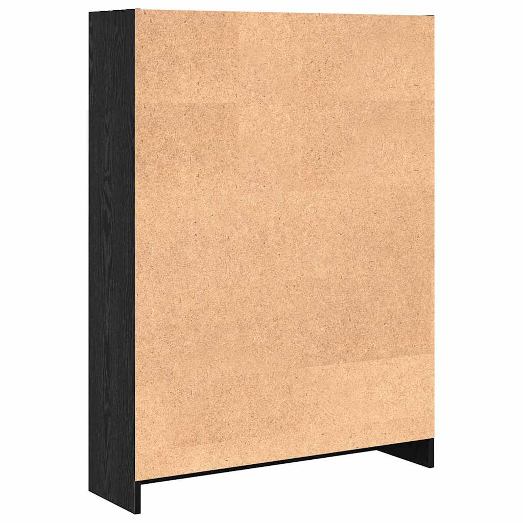 Polica Crni hrast 80 x 24 x 109 cm Konstruirano drvo