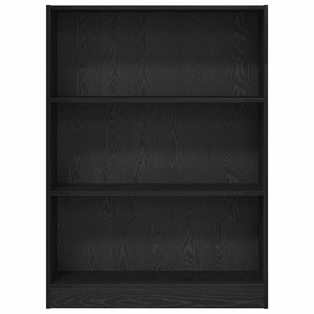 Polica Crni hrast 80 x 24 x 109 cm Konstruirano drvo