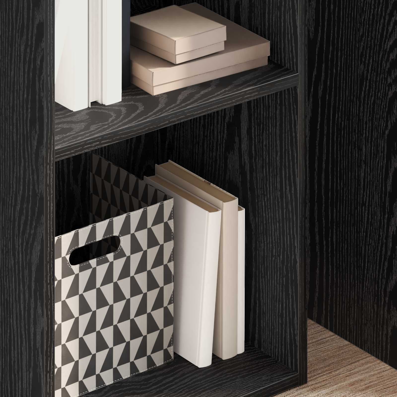Polica Crni hrast 40 x 30 x 152 cm Konstruirano drvo