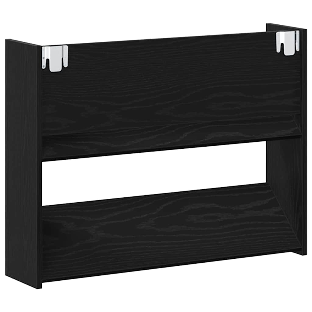 Ormar za cipele s policom 2 pcs Crni hrast 83 x 18 x 60 cm