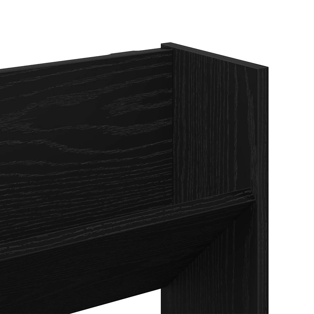 Ormar za cipele s policom 2 pcs Crni hrast 86 x 18 x 90 cm