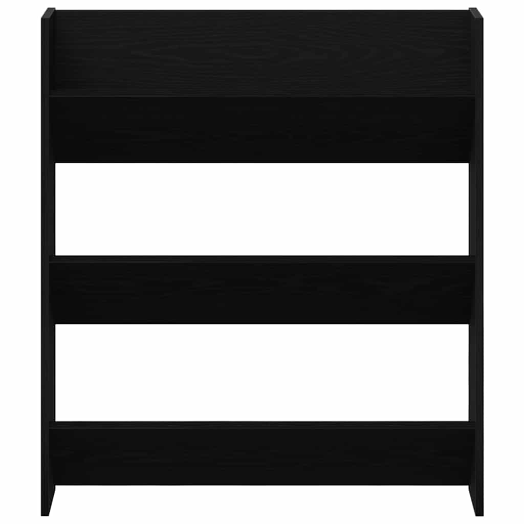 Ormar za cipele s policom 2 pcs Crni hrast 86 x 18 x 90 cm