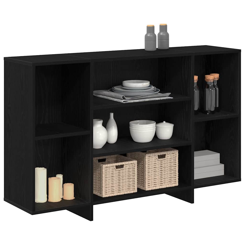 Kreveta Crni hrast 120 x 30 x 75 cm Konstruirano drvo