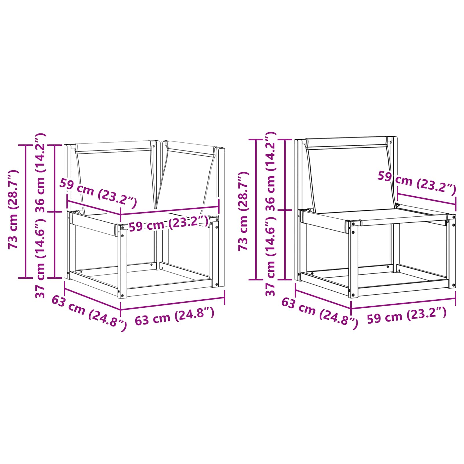 Set vanjskih sofa s jastukom 10 pcs Prirodna i Svjetlosiva