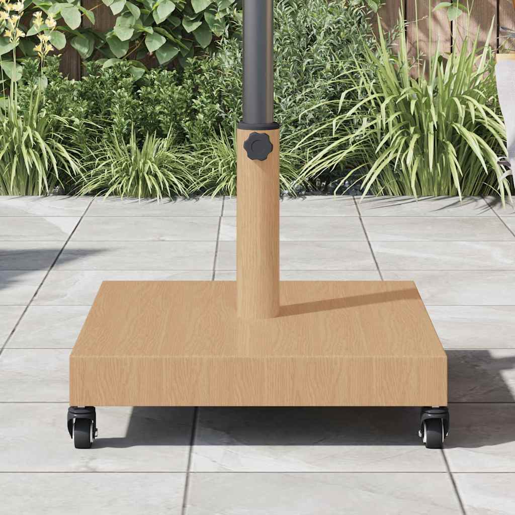 Baza za suncobran Svjetlo drvo 45 x 45 x 31,5 cm
