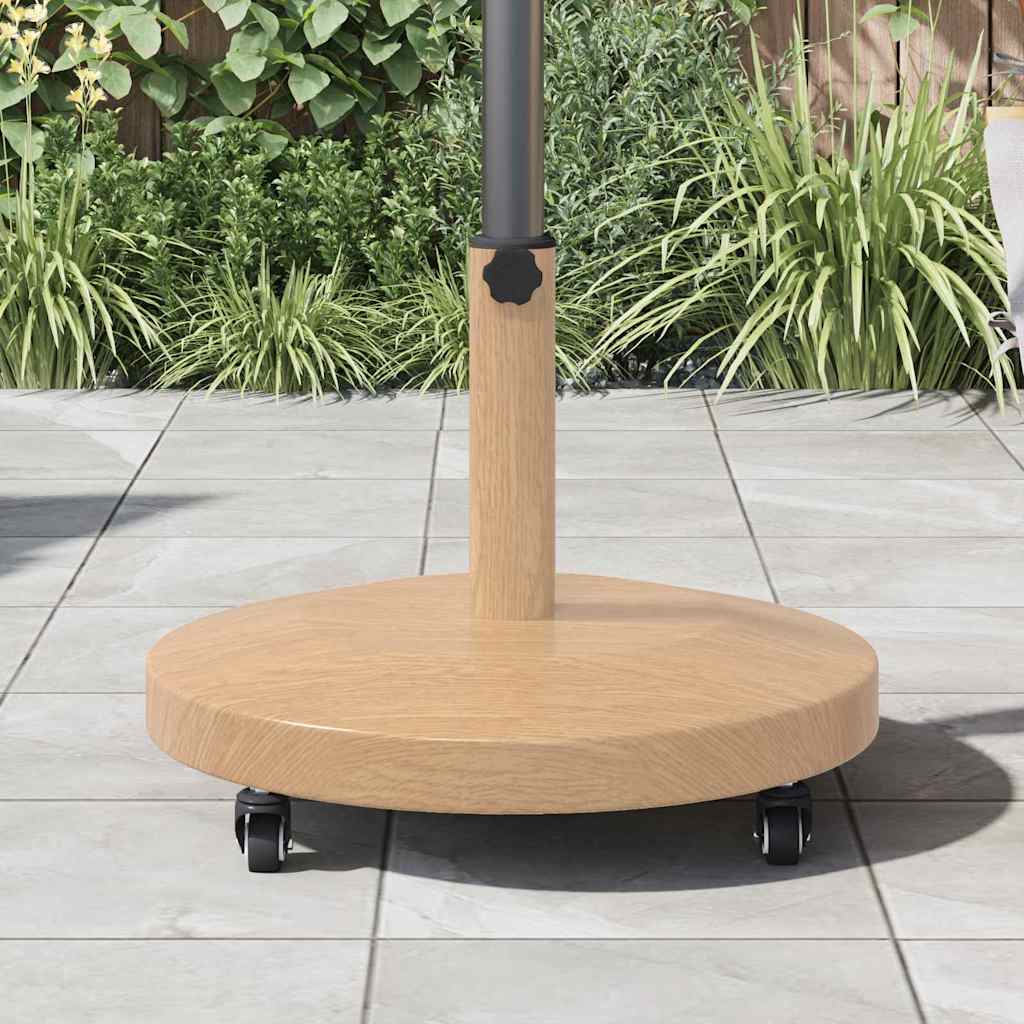 Baza za suncobran Svjetlo drvo 48 x 48 x 32 cm