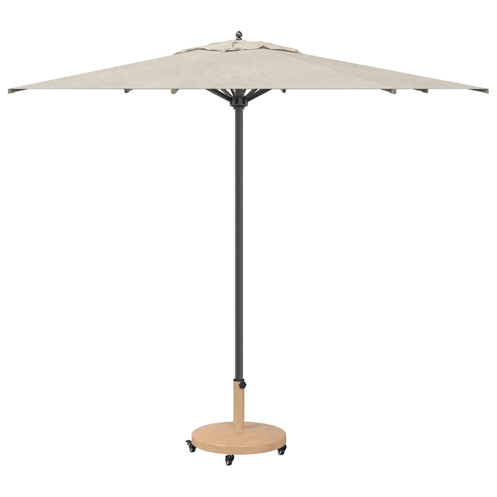 Baza za suncobran Svjetlo drvo 48 x 48 x 32 cm