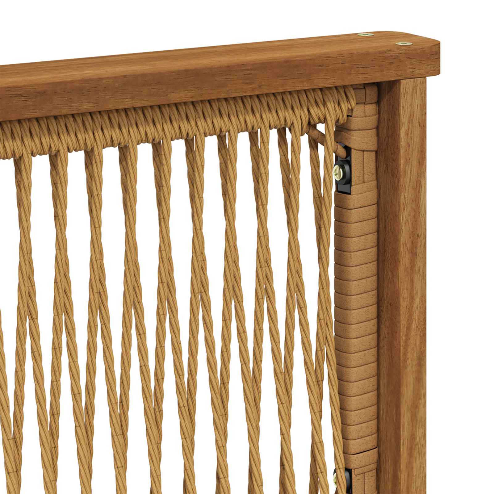 Set vanjskih sofa 4 pcs Prirodna i antracit Poliester