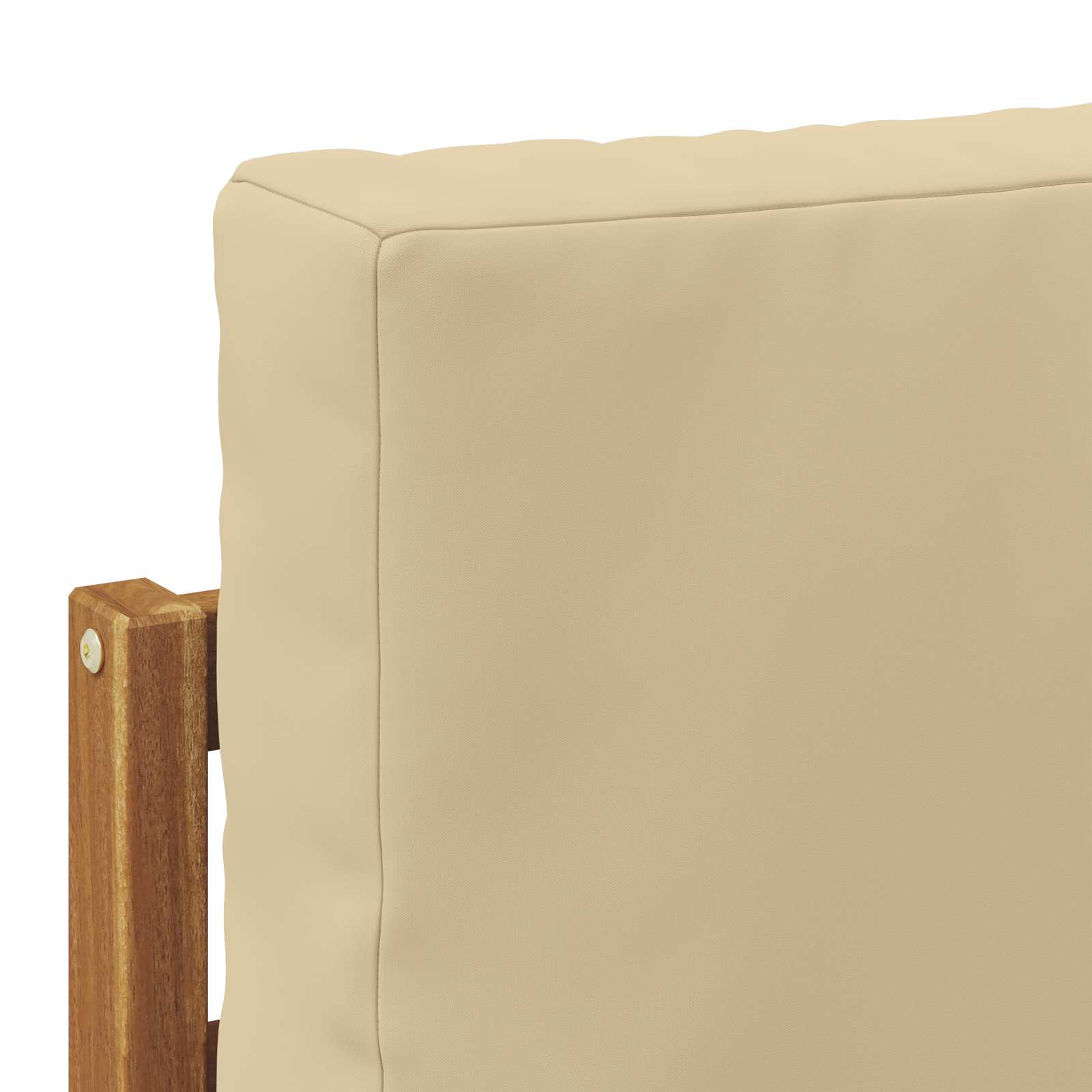 Set vanjskih sofa s jastukom 5 pcs Prirodna i bež Poliester