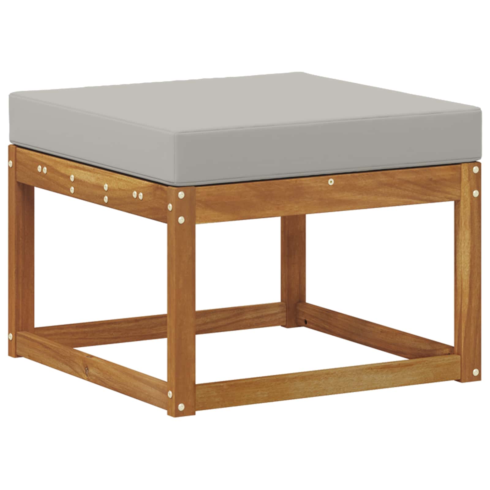 Set vanjskih sofa 6 pcs Prirodna i svjetlosiva Poliester