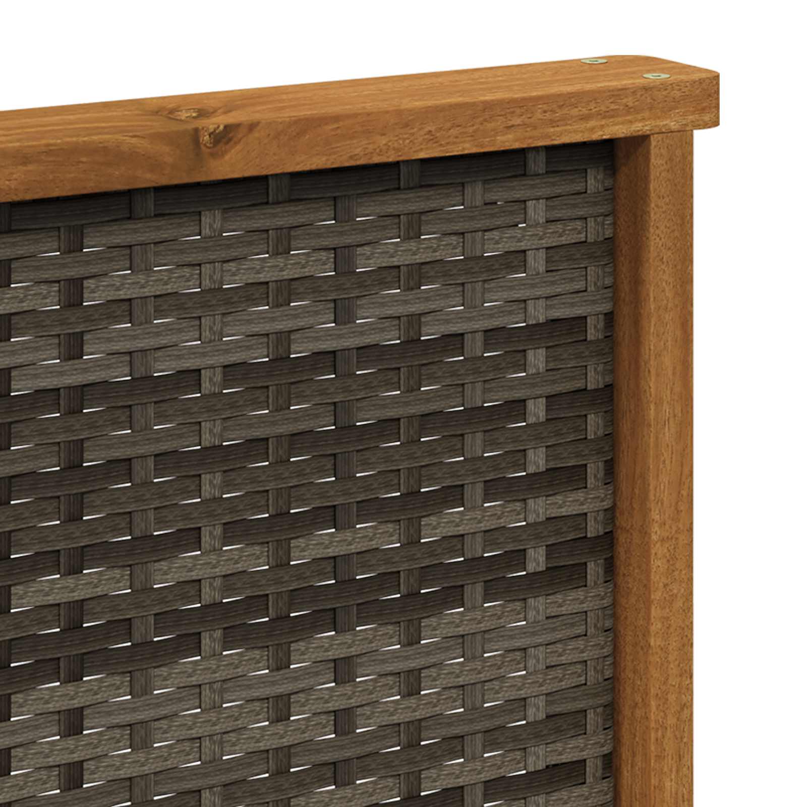 Set vanjskih sofa 6 pcs Prirodna i bež Čvrsto drvo akacije