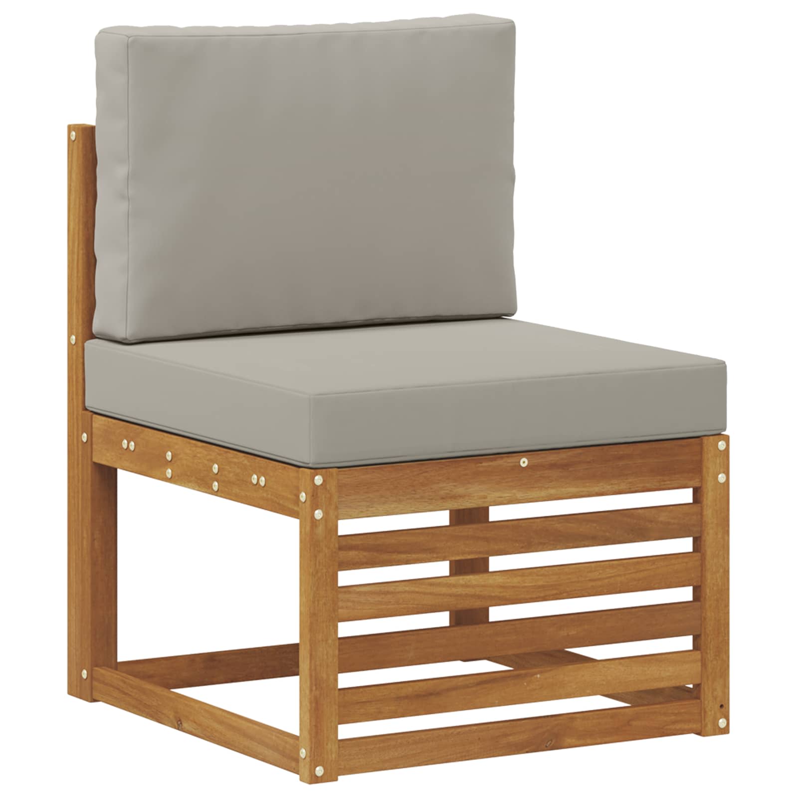 Setovi sofa s jastukom 4 pcs Čvrsto drvo akacije