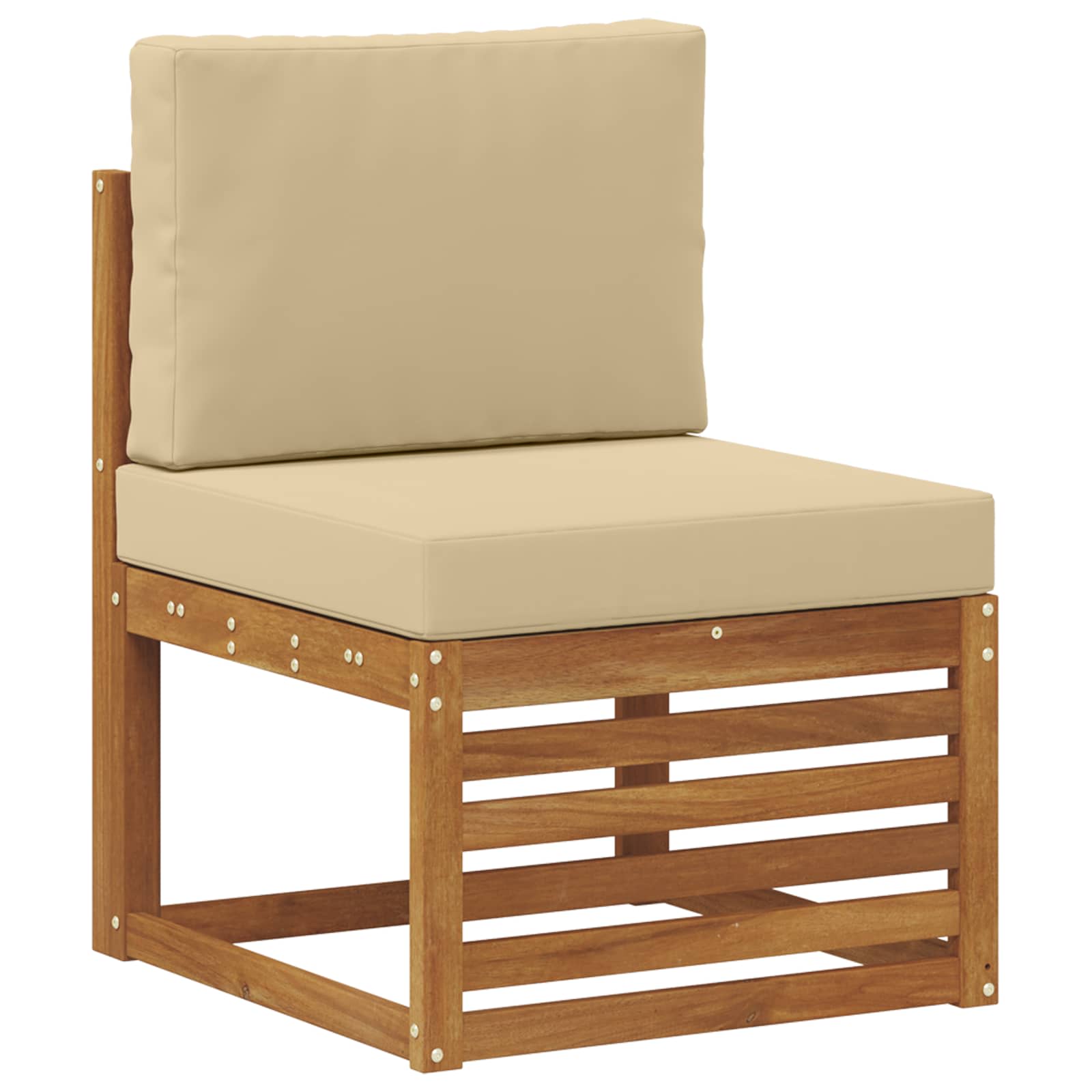 Sekcijska garnitura s jastukom 4 pcs Prirodna