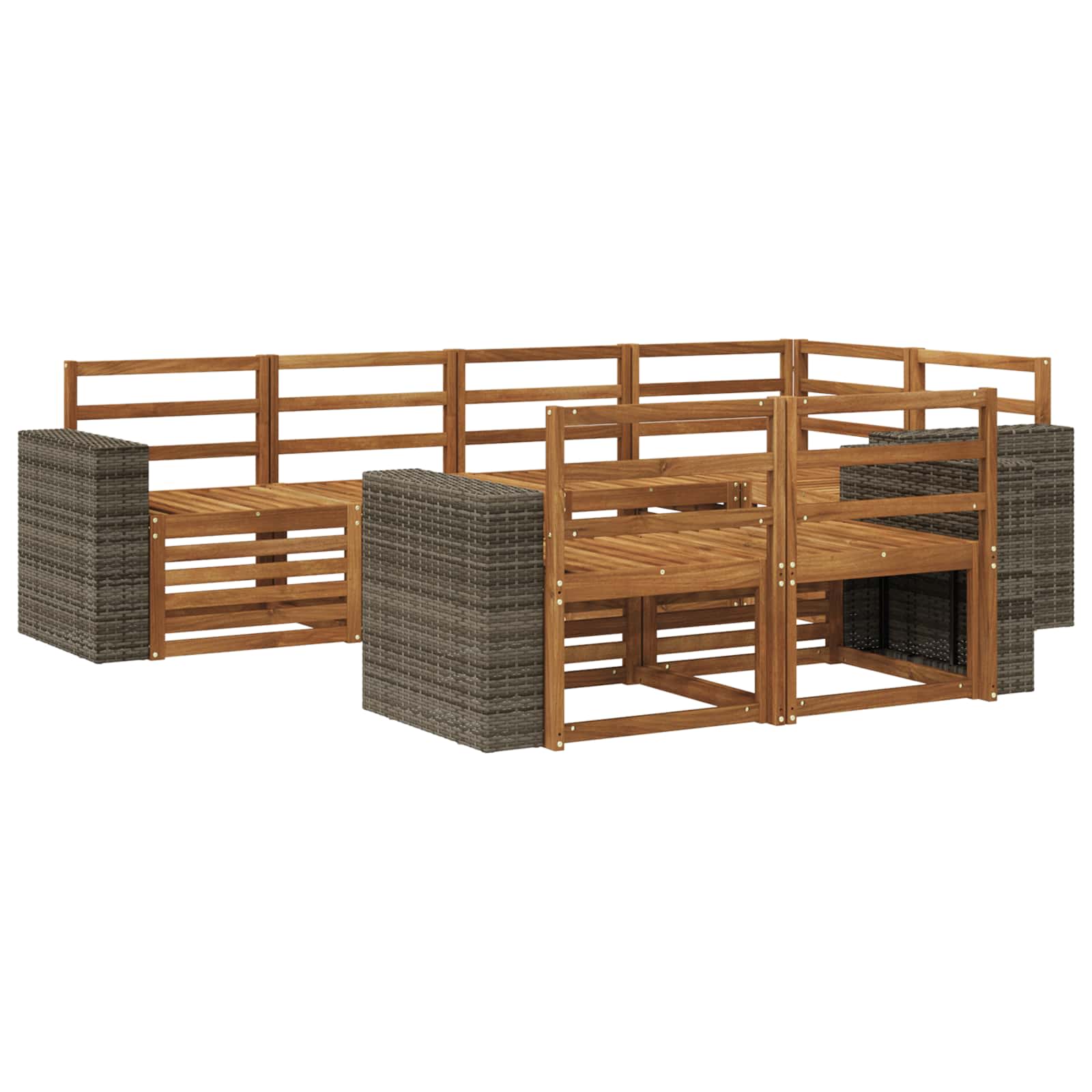Sekcijska garnitura 7 pcs Prirodna