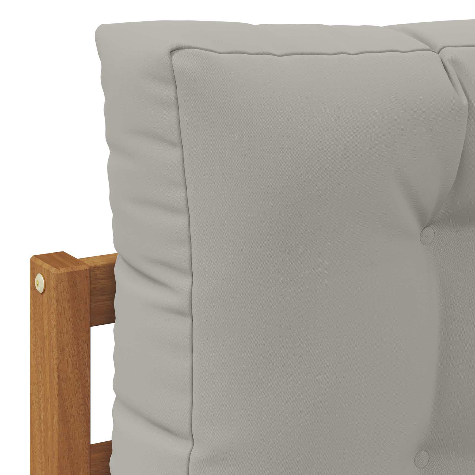 Set vanjskih sofa 3 pcs Prirodna i svjetlosiva Poliester