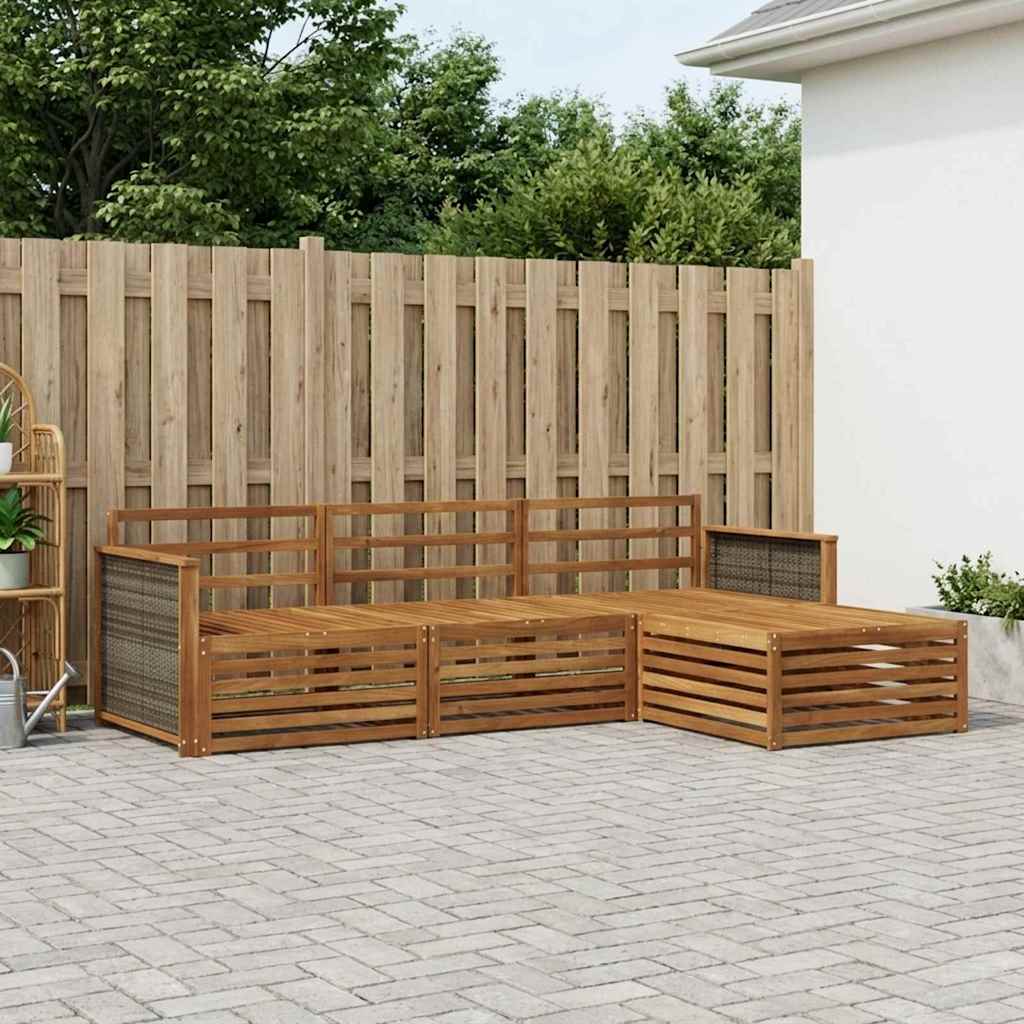 Set vanjskih sofa Prirodna 249,5 x 162,5 x 73 cm