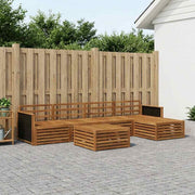 Set vanjskih sofa 6 pcs Prirodna 79 x 79 x 37 cm