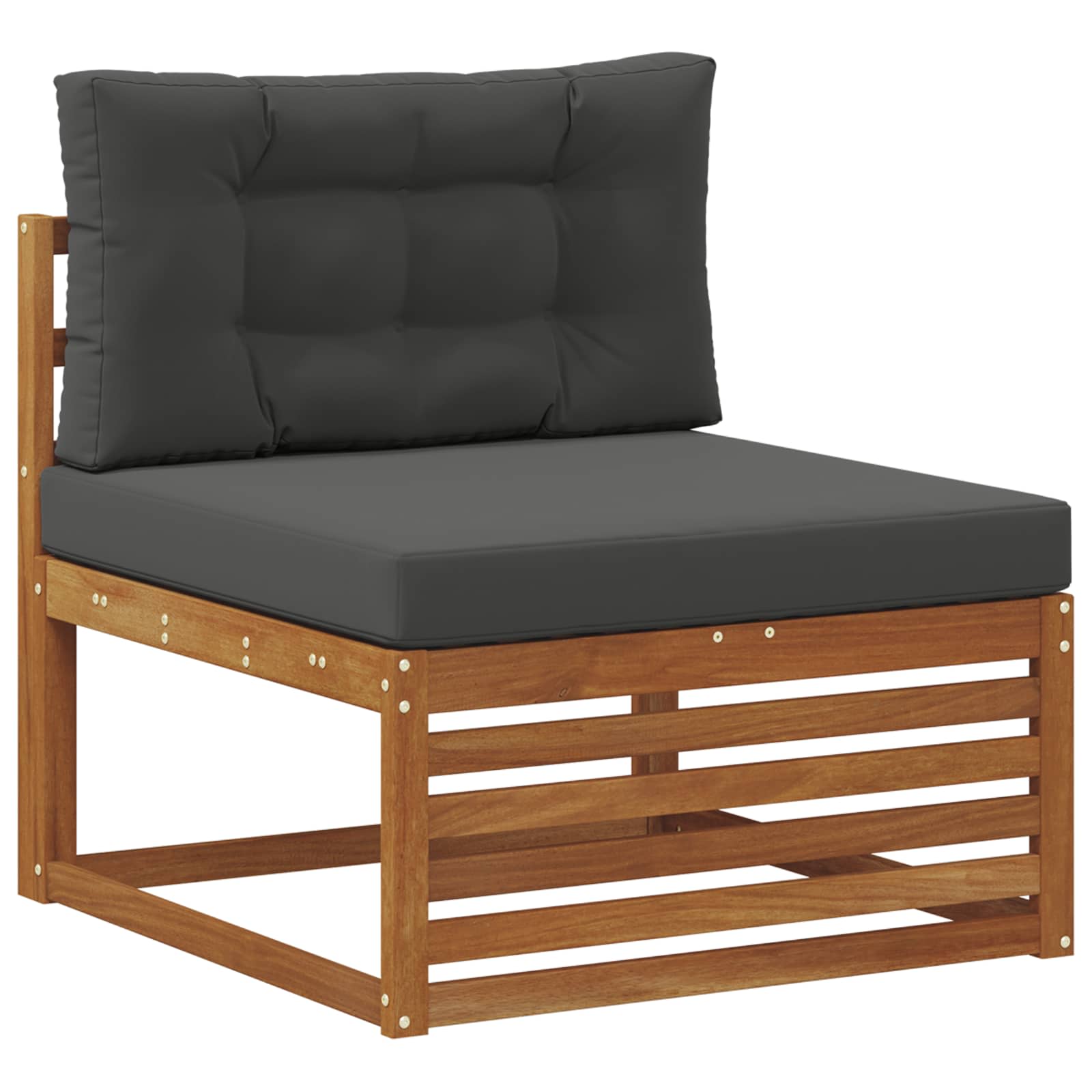 Set vanjskih sofa 6 pcs Prirodna i antracit 79 x 79 x 37 cm