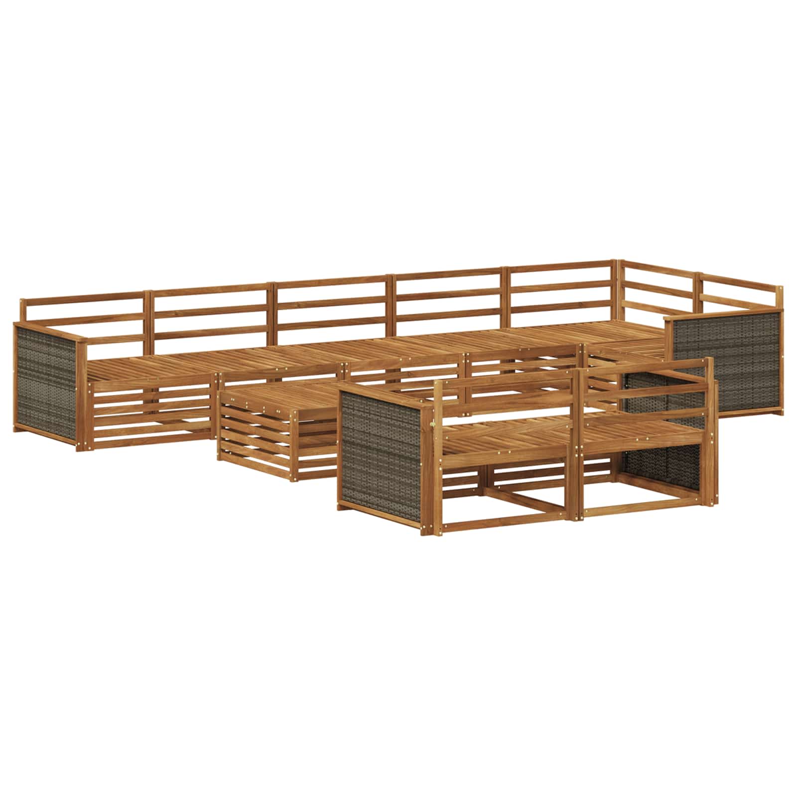 Set vanjskih sofa 9 pcs