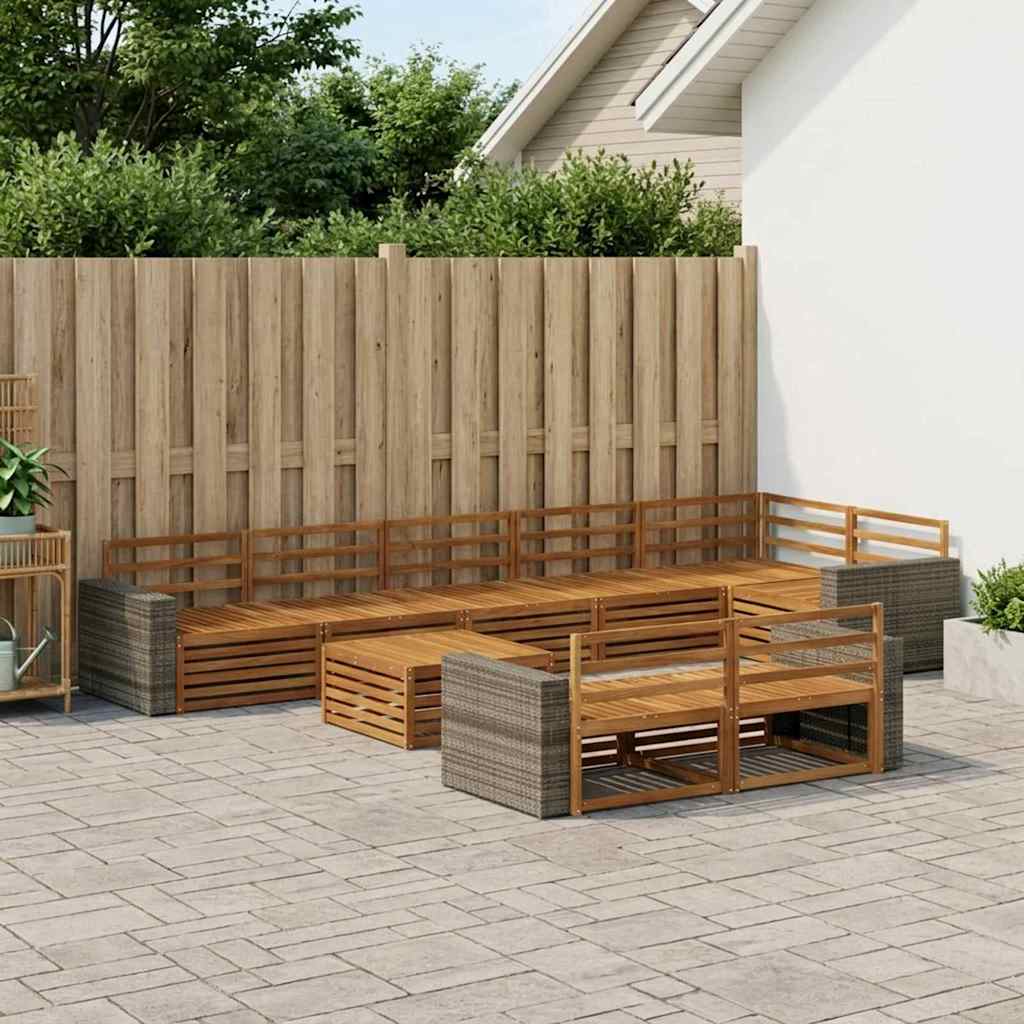 Set vanjskih sofa 9 pcs