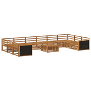 Setovi sofa 11 pcs Čvrsto drvo akacije