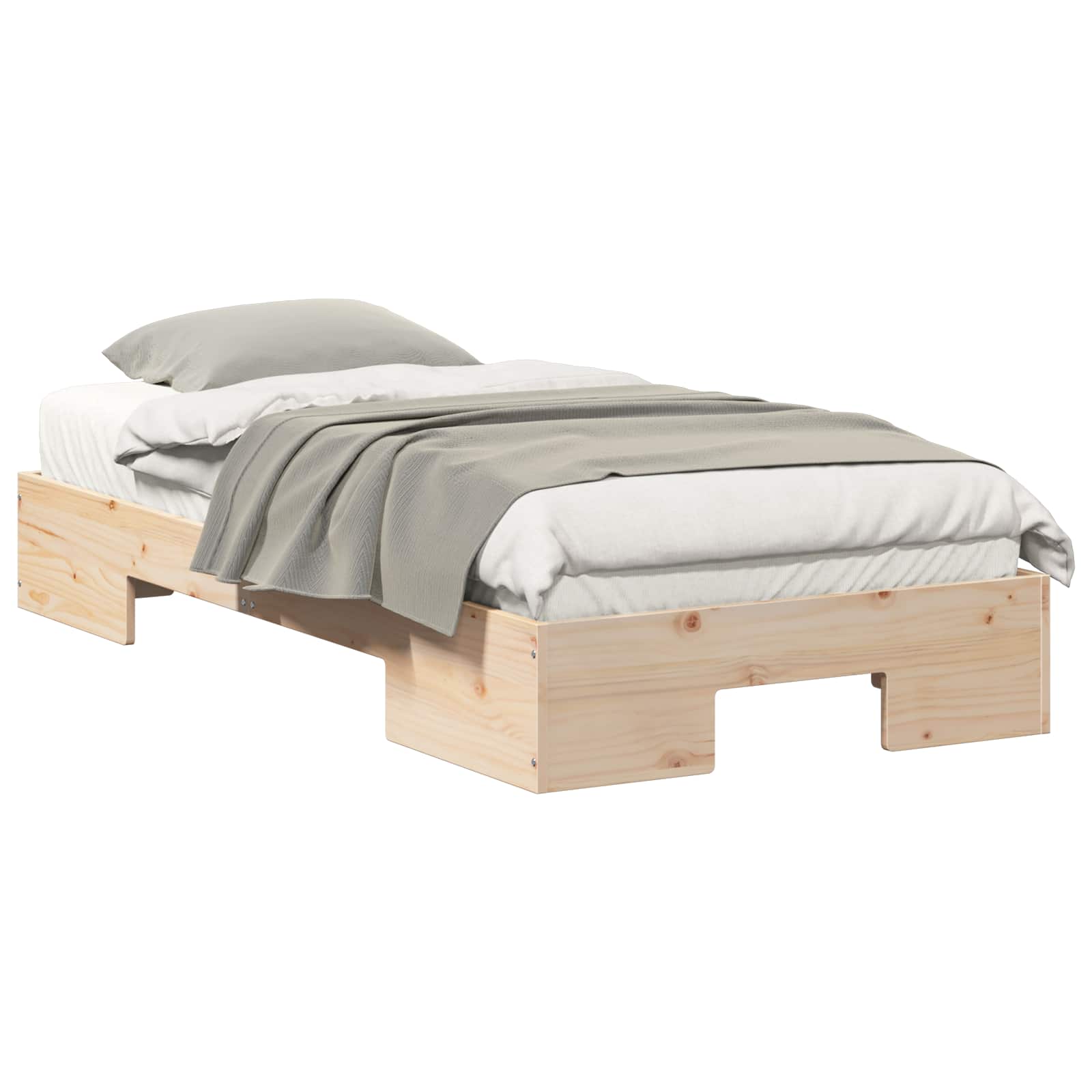 Krevetna konstrukcija Smeđa 100 x 200 cm