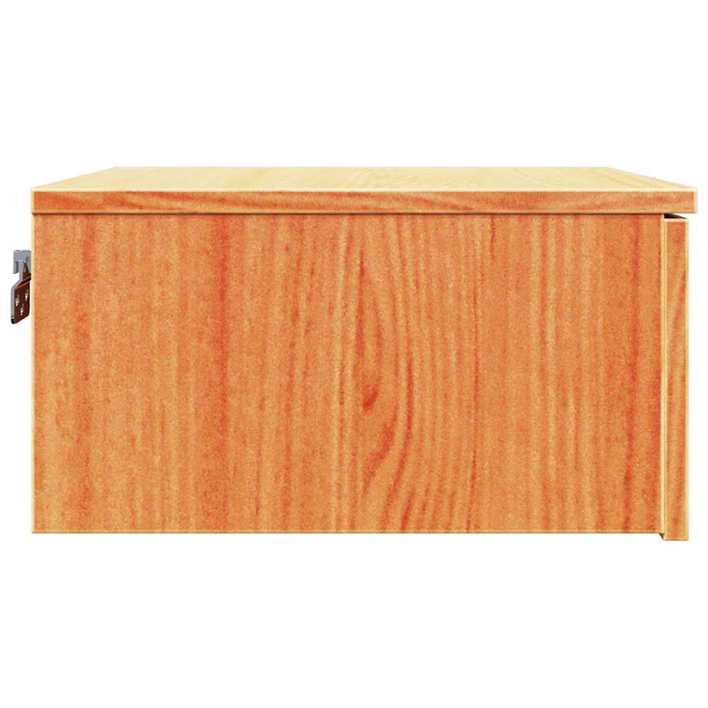 Noćni ormarić s ladicama 2 pcs Vosak smeđa 37 x 35 x 18,5 cm