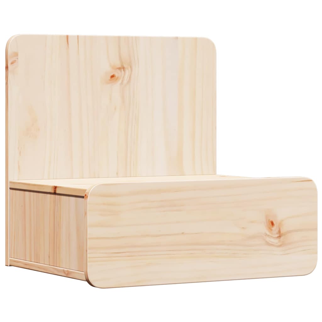 Noćni ormarić 2 pcs Smeđa 44 x 32,5 x 40 cm Masivna borovina