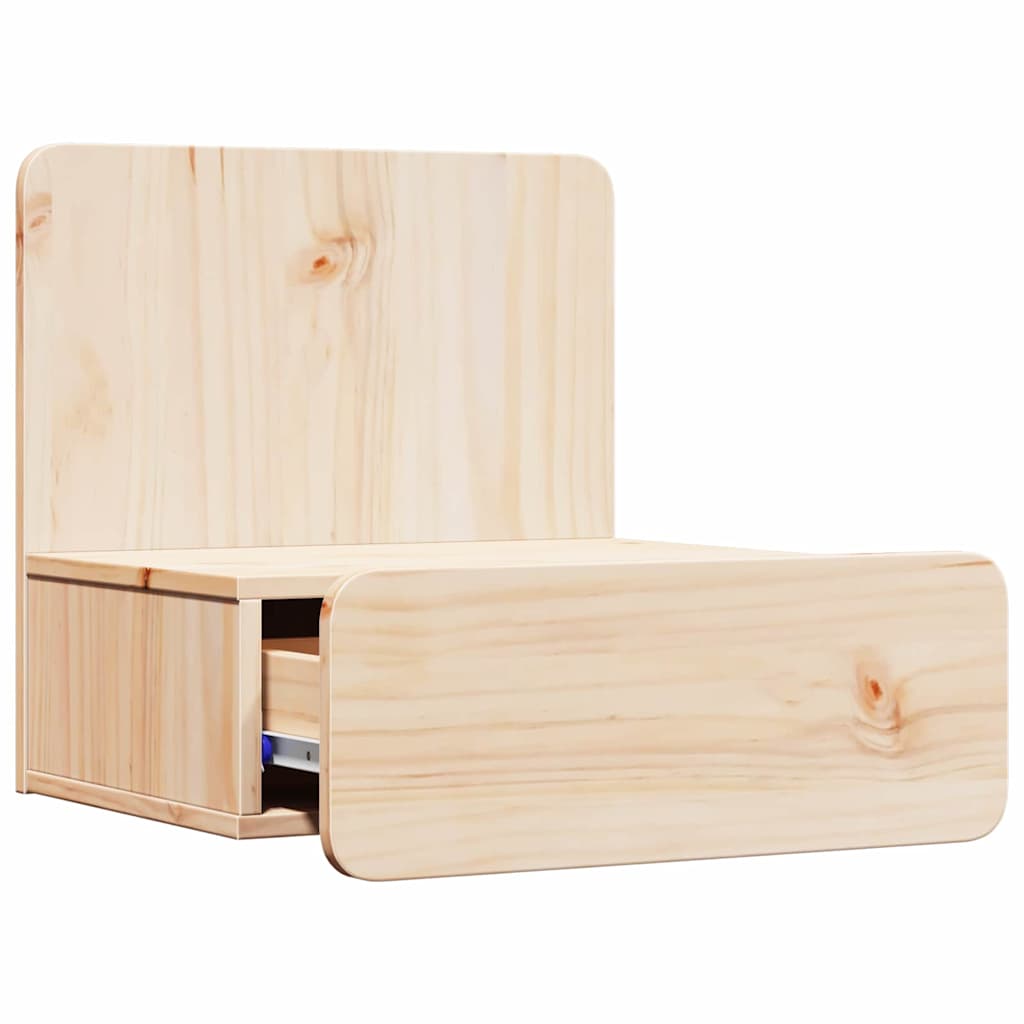 Noćni ormarić 2 pcs Smeđa 44 x 32,5 x 40 cm Masivna borovina