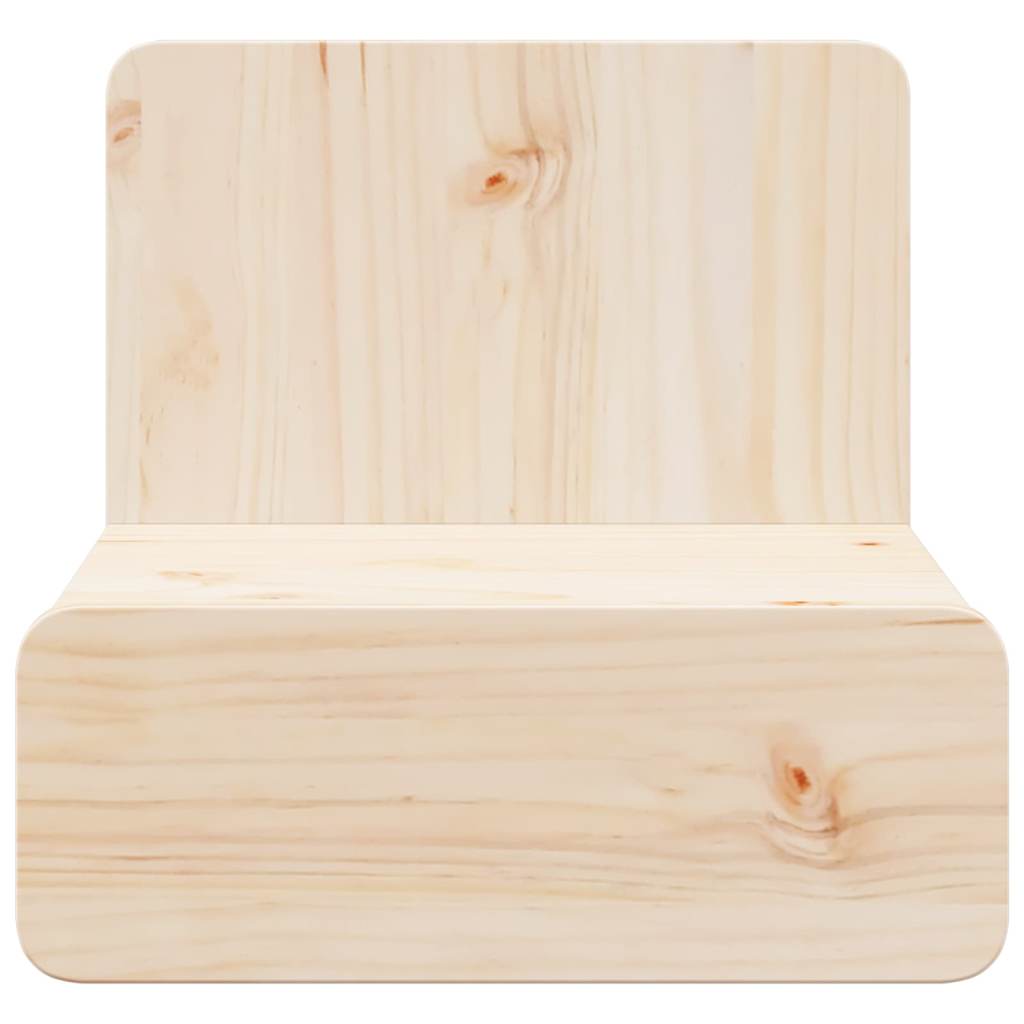 Noćni ormarić 2 pcs Smeđa 44 x 32,5 x 40 cm Masivna borovina