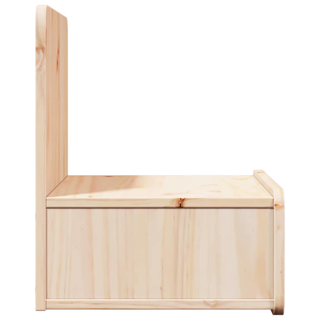 Noćni ormarić 2 pcs Smeđa 44 x 32,5 x 40 cm Masivna borovina