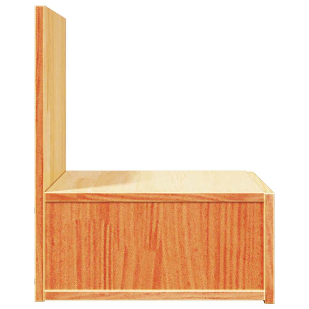 Noćni ormarić s ladicama 2 pcs Vosak smeđa 42 x 32,5 x 40 cm